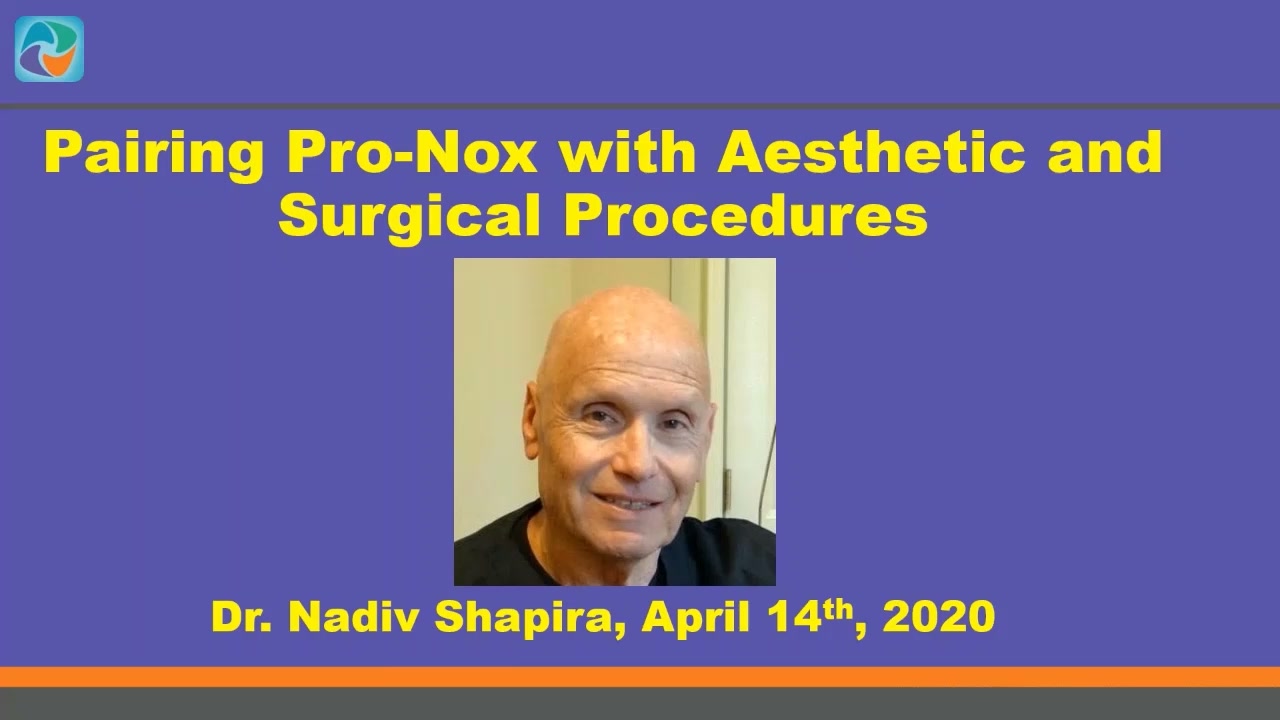 Pairing Pro-Nox with Aesthetic and Surgical Procedures from Dr Nadiv Shapira